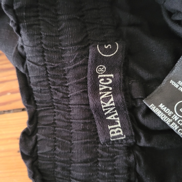 Blank NYC Linen Pull On Drawstring Pants S - Picture 9 of 10